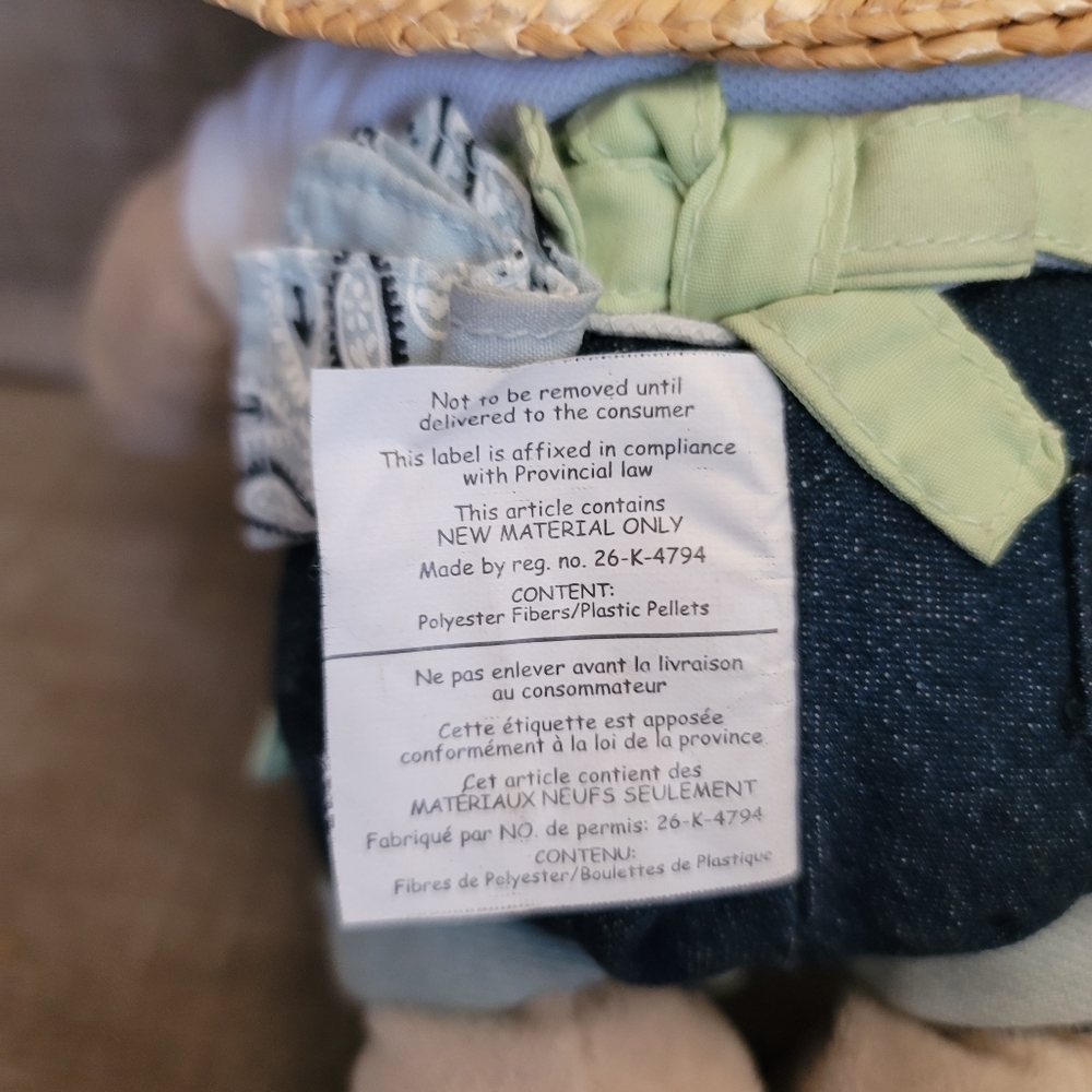 Starbucks Bearista Bear Plush 2006 The Spring Gardener Stuffed Animal Vintage - Picture 5 of 5